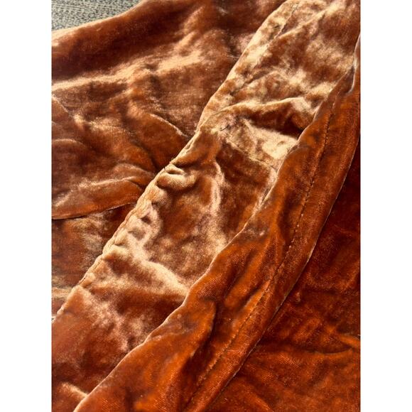 Dana Herbert Velveteen Silk Infinity Scarf Soft Autumn Classic Old Money - Picture 5 of 8